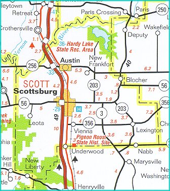 Scott County Indiana Map Indiana Clp: Volunteer Data Submission Form