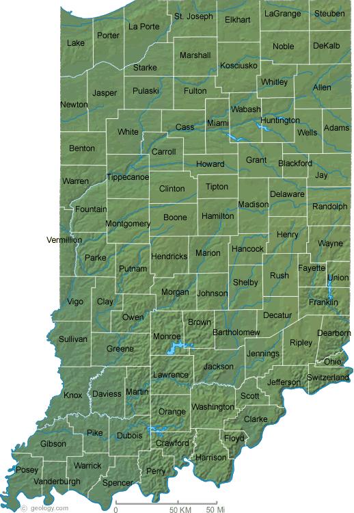Interactive Map of Indiana